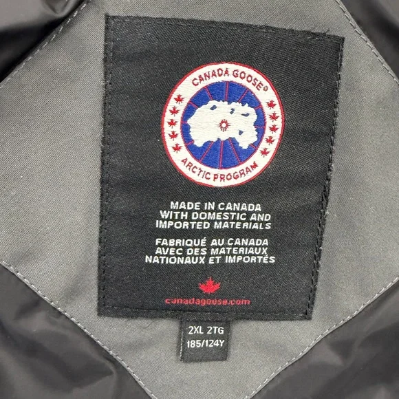Canada Goose Wyndham Parka - Graphite - Men’s 2XL - Style 3808MT - Picture 10 of 14